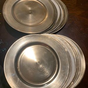 Large gold plates